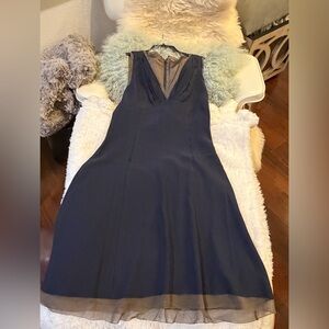 Elie Tahari Midnight Blue Maxi Dress